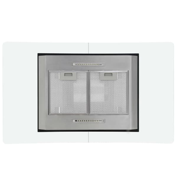 vidaXL ø-emhætte 90 cm LCD-display touchsensor 756 m³/t. LED