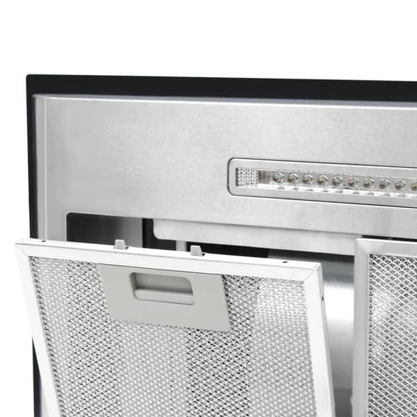 vidaXL ø-emhætte 90 cm LCD-display touchsensor 756 m³/t. LED