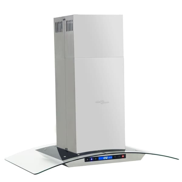 vidaXL ø-emhætte 90 cm LCD-display touchsensor 756 m³/t. LED