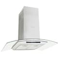 Miniatyrbillede 1 af 9: vidaXL ø-emhætte 90 cm LCD-display touchsensor 756 m³/t. LED