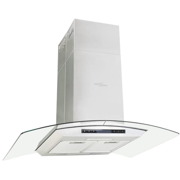 vidaXL ø-emhætte 90 cm LCD-display touchsensor 756 m³/t. LED