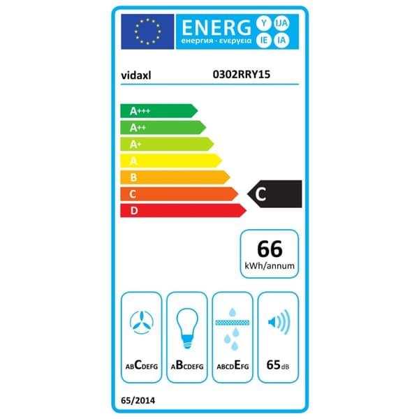 vidaXL Väggmonterad köksfläkt 90 cm rostfritt stål 756 m³/h LED