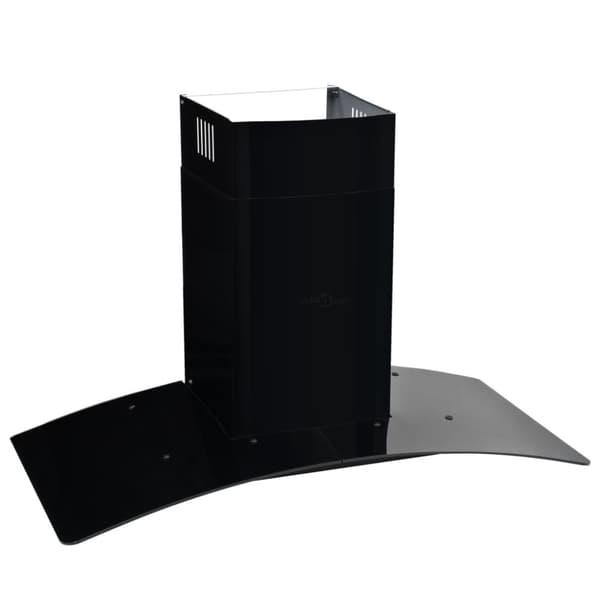 vidaXL vægmonteret emhætte rustfrit stål 756 m³/t. 90 cm sort