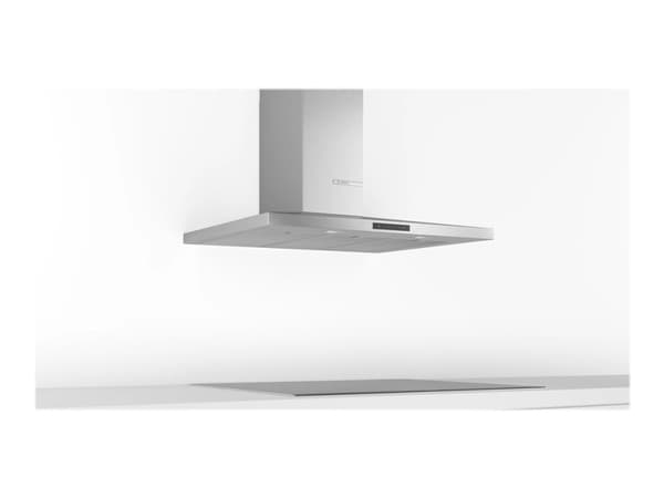 Bosch Serie | 4 DWQ96DM50 - Panser - røykkanal - bredde: 90 cm - dybde: 50 cm - ekstraksjon og resirkulasjon (-) - rustfritt stål