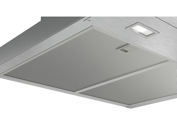 Bosch Serie | 4 DWB66DM50 - Kåpa - skorsten - bredd: 60 cm - djup: 50 cm - utsug och återcirkulering (-) - rostfritt stål