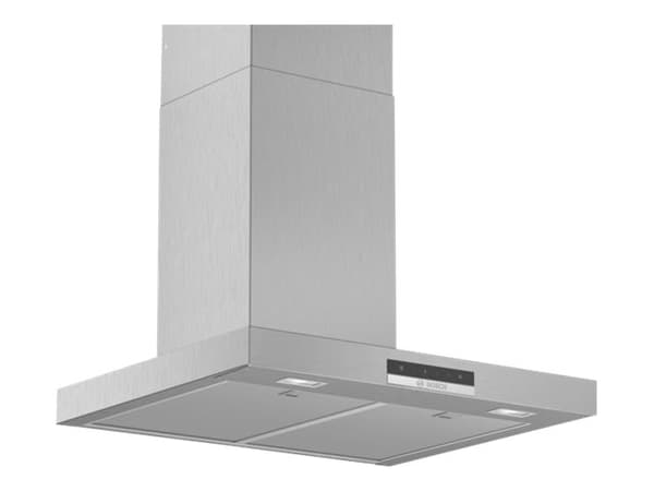 Bosch Serie | 4 DWB66DM50 - Panser - røykkanal - bredde: 60 cm - dybde: 50 cm - ekstraksjon og resirkulasjon (-) - rustfritt stål Rustfritt stål