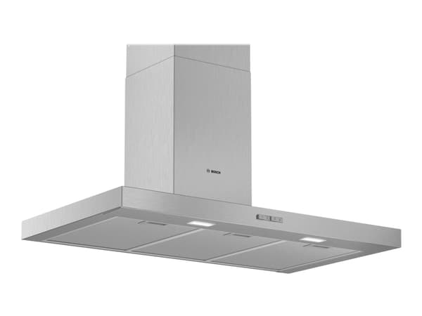 Bosch Serie | 2 DWB96BC50 - liesituuletin - tasainen savupiippu - leveys: 90 cm - syvyys: 50 cm - poisto ja kiertoilma (-) - sisäisellä moottorilla -