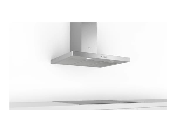 Bosch Serie | 2 DWB96BC50 - liesituuletin - tasainen savupiippu - leveys: 90 cm - syvyys: 50 cm - poisto ja kiertoilma (-) - sisäisellä moottorilla -