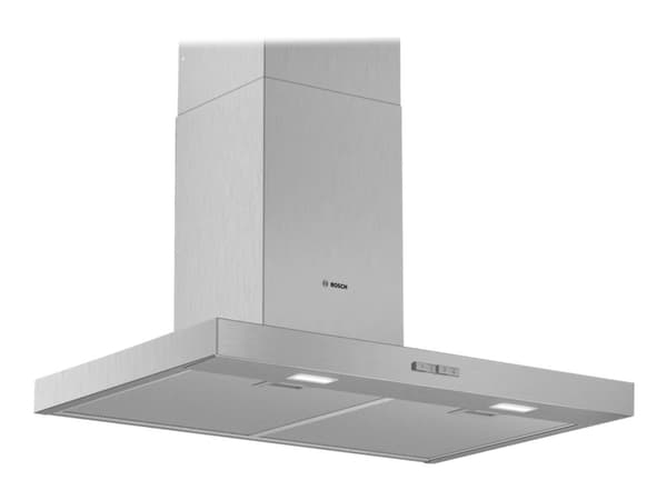 Bosch Serie | 2 DWB76BC50 - Panser - skorsteinsflat - bredde: 75 cm - dybde: 50 cm - ekstraksjon og resirkulasjon (-) - rustfritt stål Rustfritt stål