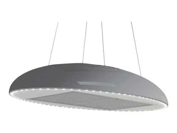 EICO Link Eclipse Aluminium - Panser - Island - bredde: 90 cm - dybde: 55.6 cm - resirkulering - med intern motor - aluminium