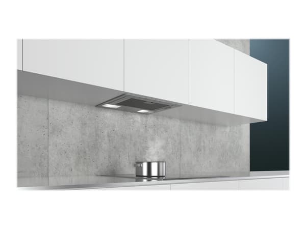 Siemens iQ100 LB53NAA30 - Kåpa - huv - Fördjupning - bredd: 49.3 cm - djup: 25.7 cm - utsug och återcirkulering (-) - antracit