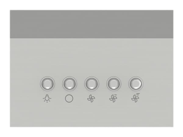 Gorenje Essential WHU629ES/S - Panser - standard - bredde: 59.6 cm - dybde: 46.8 cm - ekstraksjon og resirkulasjon (-) - sølv