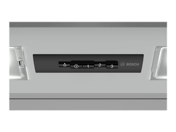 Bosch Serie | 2 DEM66AC00 - Kåpa - integrerad - bredd: 60 cm - djup: 27.1 cm - utsug och cirkulation - silver