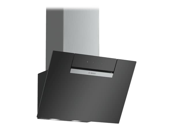 Bosch Serie 2 DWK67EM60, 399 m³/h, 48 dB, 60 dB, 45 cm, 60 cm, Seinäkiinnitys musta