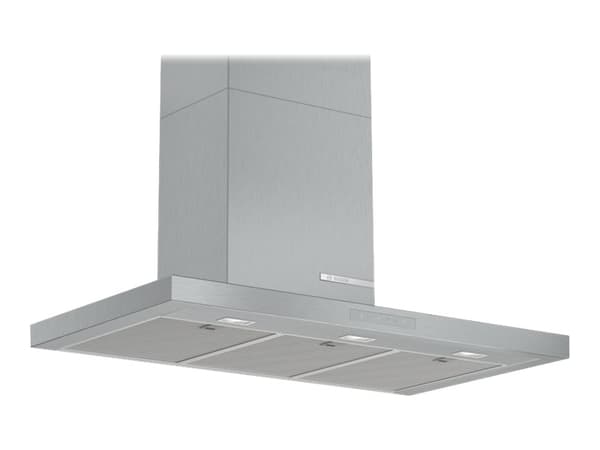 Bosch Serie | 6 DWB97CM50 - Panser - skorsteinsflat - bredde: 89.8 cm - dybde: 50 cm - ekstraksjon og resirkulasjon (-) - med intern motor - rustfrit