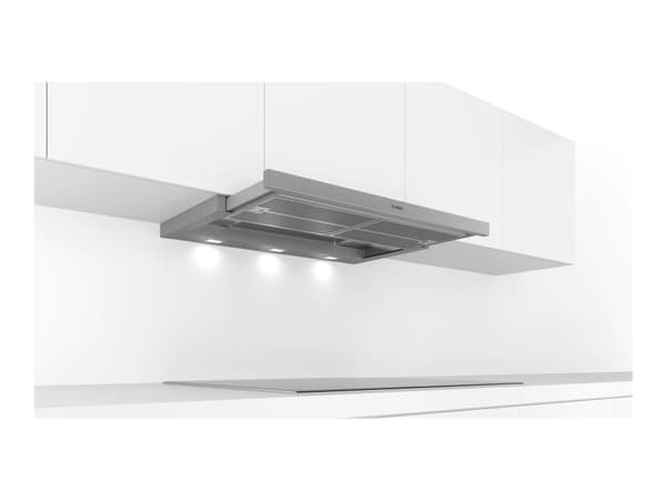 Bosch Serie | 4 DFS097A51 - Kåpa - teleskopisk - Fördjupning - bredd: 52.4 cm - djup: 29 cm - utsug och återcirkulering (-) - med inbyggd motor - sil