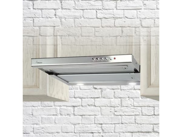 Akpo WK7LIGHT50IX, 220 m³/t, Ducted/Resirkulerende, G, G, D, 60 dB Rustfritt stål