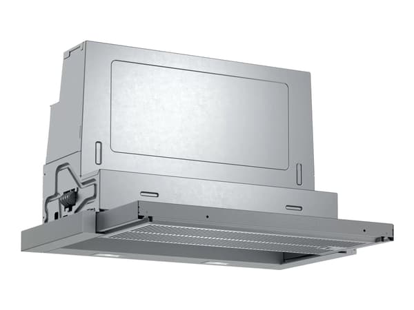 Bosch Serie | 4 DFR067A52 - Kåpa - teleskopisk - Fördjupning - bredd: 52.4 cm - djup: 29 cm - utsug och återcirkulering (-) - med inbyggd motor - sil
