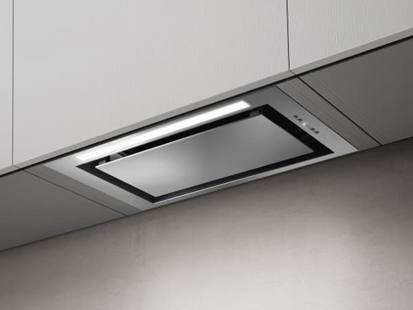 Elica Lane IX/A/52 - Kåpa - huv - bredd: 51.4 cm - djup: 28.3 cm - utsug och återcirkulering (-) - rostfritt stål