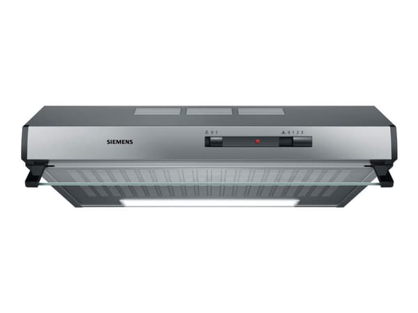 Siemens iQ100 LU62LFA51 - Panser - standard - bredde: 60 cm - dybde: 48.2 cm - ekstraksjon og resirkulasjon (-) - med intern motor - rustfritt stål