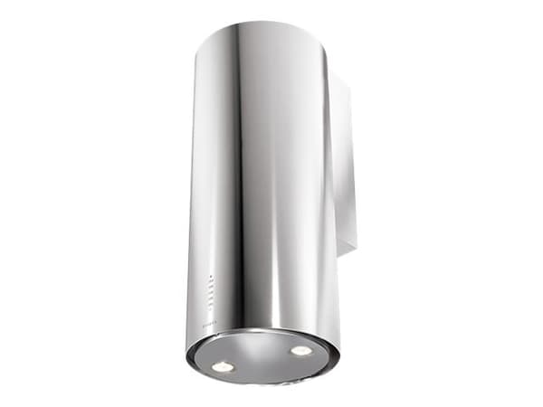 Faber Cylindra 2 EV8 2EL XH890 - Kåpa - skorsten - bredd: 37 cm - djup: 37 cm - med intern/extern motor - rostfritt stål Rostfritt stål