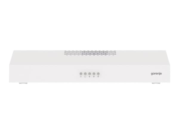 Gorenje WHU629EW/S - Kåpa - standard - bredd: 59.6 cm - djup: 46.8 cm - utsug och återcirkulering (-) - vit