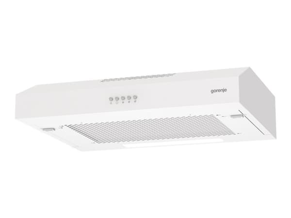 Gorenje WHU629EW/S - Kåpa - standard - bredd: 59.6 cm - djup: 46.8 cm - utsug och återcirkulering (-) - vit