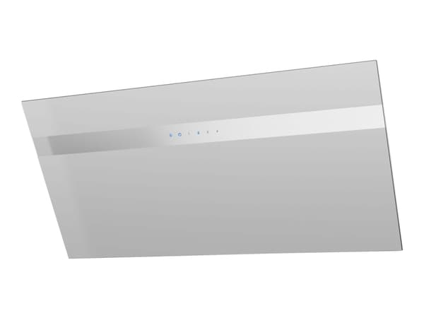 EICO Unique Collection EicoE24 80 W - Link - liesituuletin - kulmikas savupiippu - leveys: 80 cm - syvyys: 42,2 cm - poisto ja kiertoilmanvaihto (-) Valkoinen