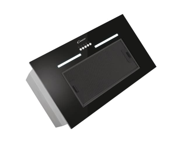 Candy CPY5MBG - Panser - hvelv - Nisje - bredde: 49 cm - dybde: 25 cm - uttrekking og resirkulering - svart Sort