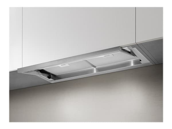Elica Lever IX/A/56 - Panser - teleskopisk - bredde: 59.74 cm - dybde: 31 cm - ekstraksjon og resirkulasjon (-) - rustfritt stål Rustfritt stål
