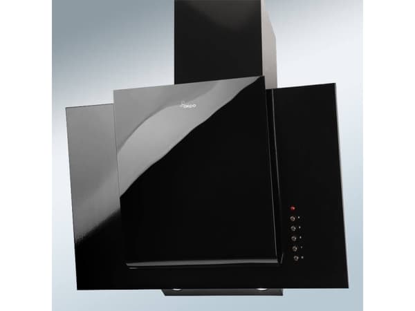 Akpo WK-4 Grand Eco, 450 m³/t, Ducted/Resirkulerende, 51 dB, 61 dB, Veggmonterbar, Sort