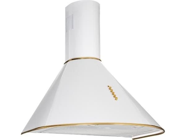Skorstenshætte Akpo WK-4 Dandys GOLD 60 cm 450 m3/h, Hvid