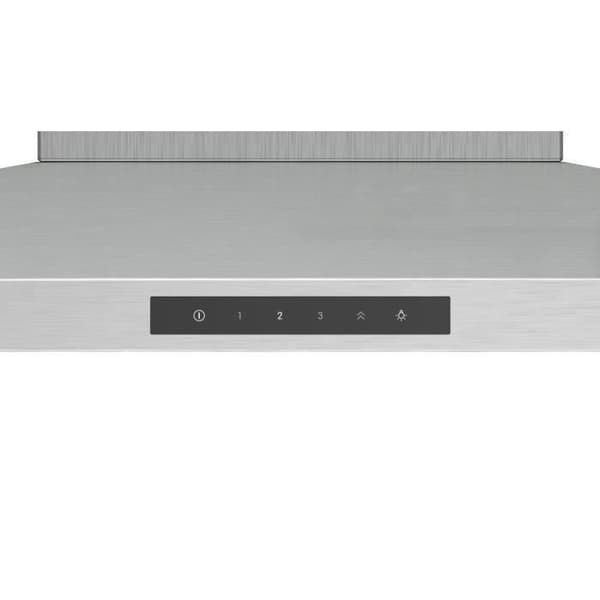 BOSCH DWQ96DM50 väggmonterad huva - L 90 cm - Evakuering / Återvinning - 610 m3 luft / h - 70 dB max intensiv - 4 hastigheter - Rostfritt stål