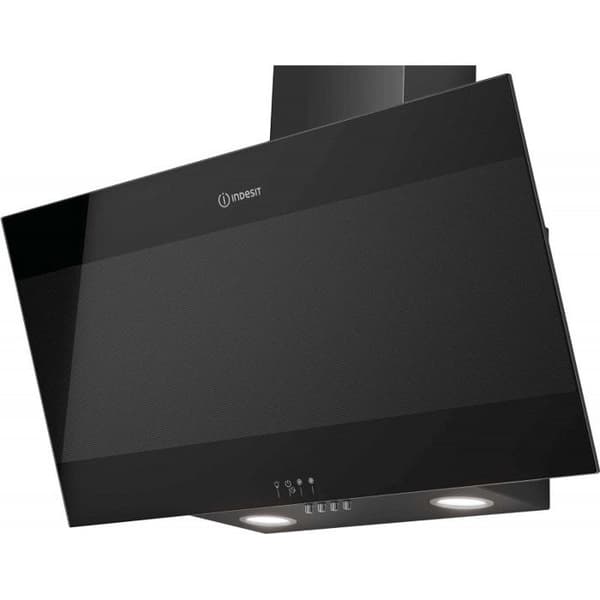 Indesit IHVP83FLMK dekorativ vägghuva 80 cm Svart