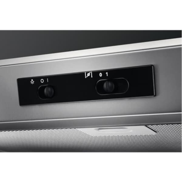 ELECTROLUX EFU216K - Klassisk spisfläkt med utsug och återvinning - 272m3/h - 52dB - 3 hastigheter - Bredd 60cm - Svart