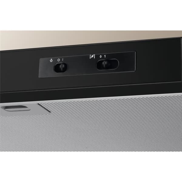 ELECTROLUX EFU216K - Klassisk spisfläkt med utsug och återvinning - 272m3/h - 52dB - 3 hastigheter - Bredd 60cm - Svart