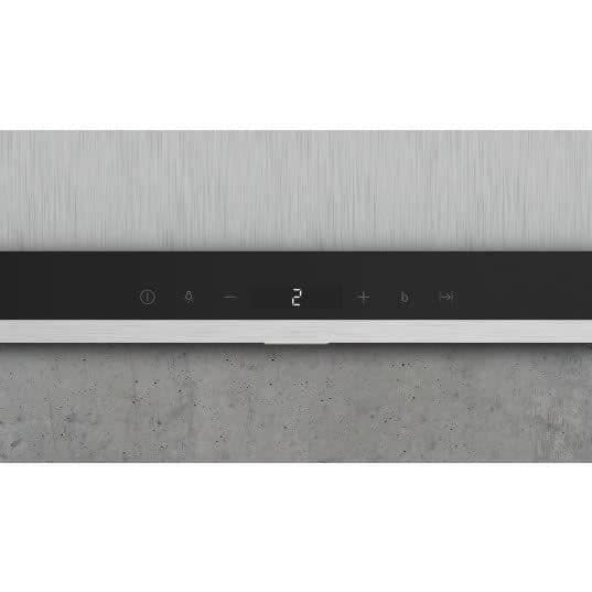 SIEMENS LC97BHP50 dekorativ väggmonterad boxhuv 90 cm - 718 m3/h - Rostfritt stål