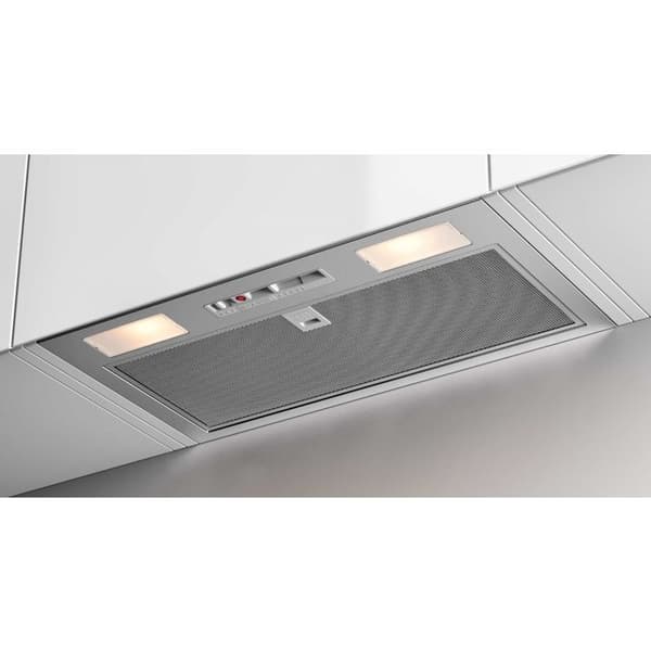 Filtergrupp - FABER - INCA PLUS 520 IX - 2 aluminiumfettfilter - LED 2 x 1 W - 3 hastigheter Rostfritt stål