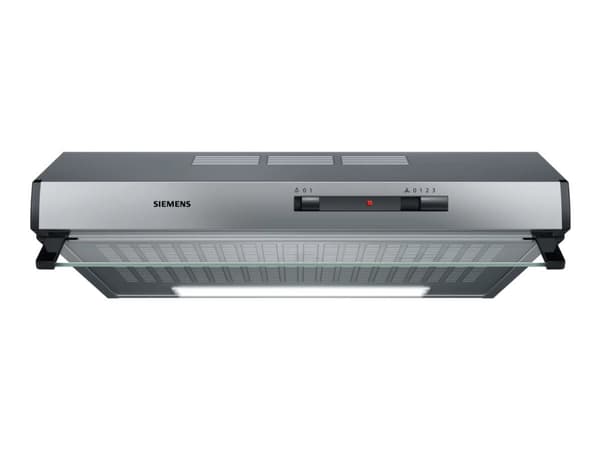 Siemens iQ100 LU62LFA51 - Panser - standard - bredde: 60 cm - dybde: 48.2 cm - ekstraksjon og resirkulasjon (-) - med intern motor - rustfritt stål