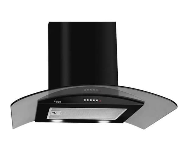 Akpo WK-4 Largo Eco, 450 m³/t, Ducted/Resirkulerende, 51 dB, 61 dB, Veggmonterbar, Sort