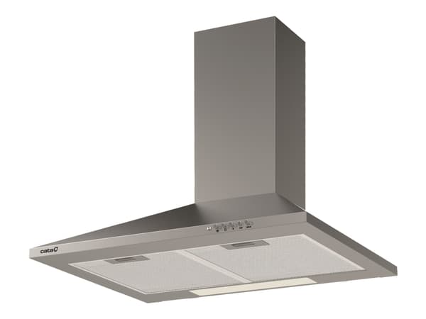 CATA V-6000 X - Panser - røykkanal - bredde: 59.8 cm - dybde: 47.5 cm - ekstraksjon og resirkulasjon (-) Rustfritt stål