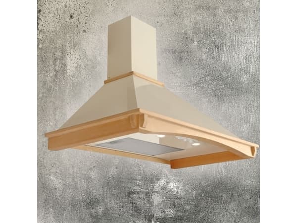 Akpo WK-4 Rustica Country, 450 m³/t, Eksos/resirkulerende, 51 dB, 61 dB, Veggmontert, Beige, Tre