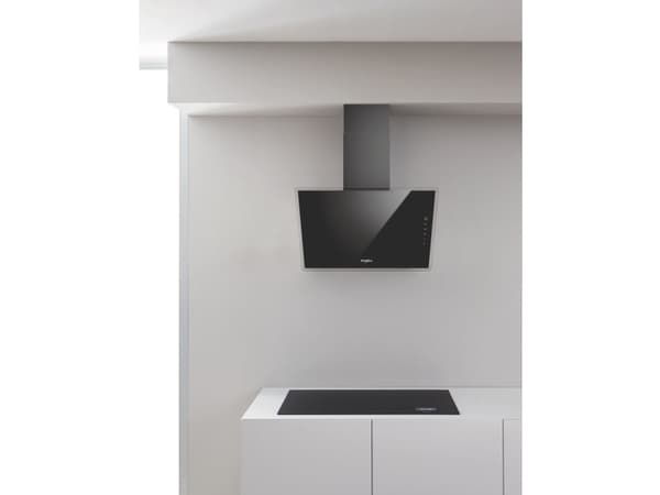 Whirlpool WHVF 63F LT K, 660 m³/h, Frånluft/recirkulerande, C, A, F, 68 dB