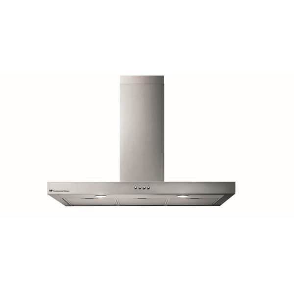 CONTINENTAL EDISON CEHD9058S dekorativ huva i rostfritt stål - 90 cm