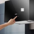 Miniatyrbild 3 av 6: CIARRA A+++ Island Recycling Hood 48cm 700M3/H Wi-Fi &amp; Touch Silent Booster LED-skärm 2st Active Filter Black