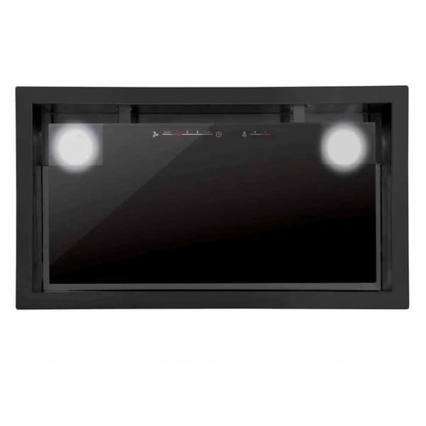 Cata Dekorativ Huva Gc Dual 75 Cm Svart Svart