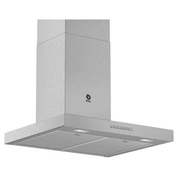 Balay Dekorativ Huva Rectangular 3bc067ex 60 Centimeter Silver Rostfritt stål