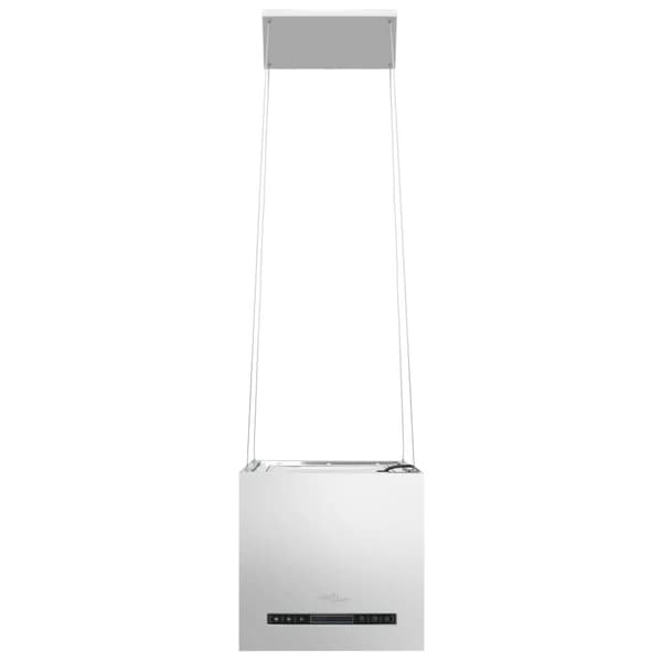 Hängande köksfläkt touchsensor LCD 37 cm rostfritt stål