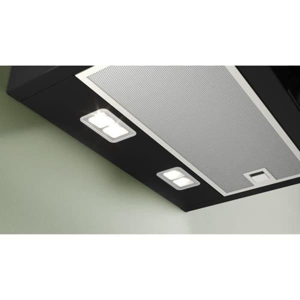 Väggdekor huva - lutande glas - BOSCH SER4 - DWK87FN60 Svart - Home Connect - L: 790 mm x D: 433 mm