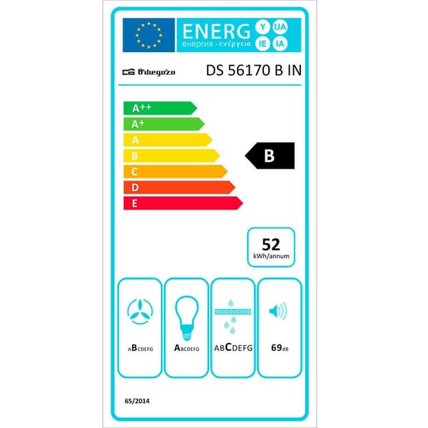 Orbegozo Dekorativ Huva Ds 56170 B In 70 Cm